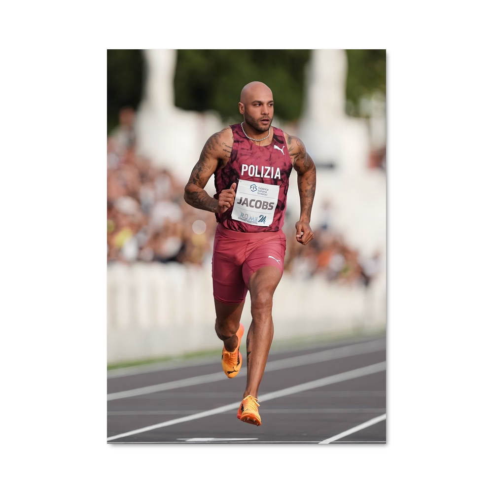 Poster L'Élan du Sprint – affiche Athlétisme